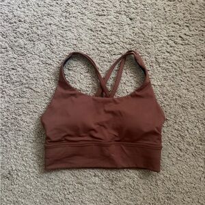 Lululemon brown sports bra